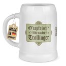 Bierkrug mit Spruch - O zapft isch_Plakat OnDemand