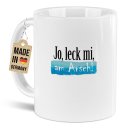 Schwabe-Tasse mit Spruch - Jo leck mi | 300 ml