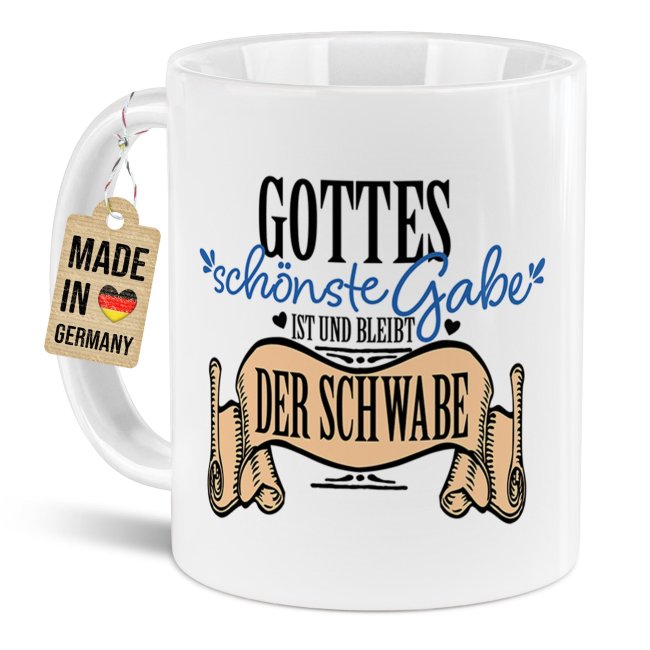 Schwabe-Tasse mit Spruch - Der Schwabe | 300 ml