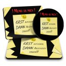 B&uuml;ro Mousepad mit Spruch - Memo an mich! Erst...