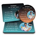 B&uuml;ro Mousepad mit Foto &amp; Name - Ich gebe 100%...