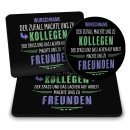 B&uuml;ro Mousepad mit Name - Zufall machte uns zu Kollegen