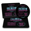 B&uuml;ro Mousepad mit Name - Premium Arbeitskollegin -...