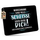 B&uuml;ro Mousepad mit Name - Wird mega Scheisse hier...