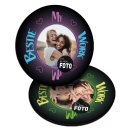 B&uuml;ro Mousepad mit Foto - Work Besties forever - Rund