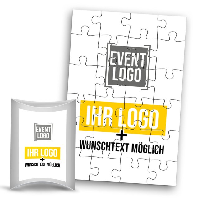 Puzzle bedrucken - 24 Teile - im Hochformat - inkl. bedruckter Kartonverpackung