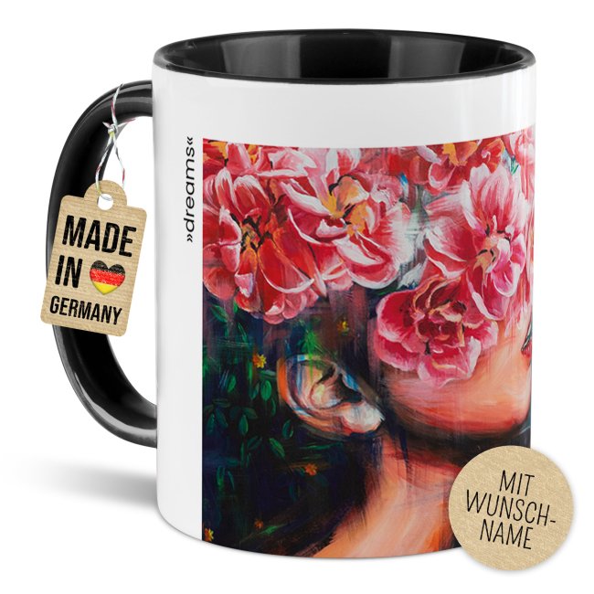 Weihnachtstasse - WeihnachtsWUNDER - dreams - mit Name