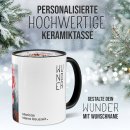 Weihnachtstasse - WeihnachtsWUNDER - dreams - mit Name