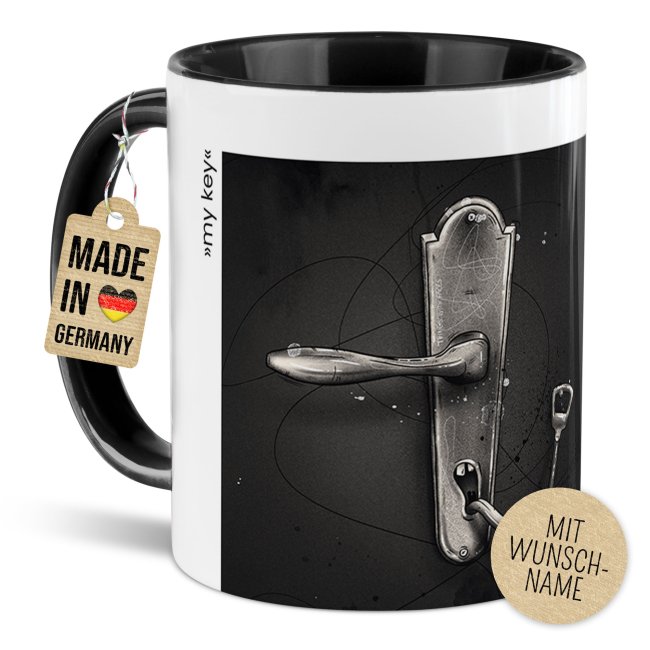 Weihnachtstasse - WeihnachtsWUNDER - my key - mit Name