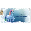 Tischset f&uuml;r Kinder - Einhorn - mit Name - 2...