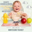 Tischset f&uuml;r Kinder - Hamster im Flugzeug - mit Name...