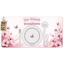 Tischset f&uuml;r Kinder - Schmetterling - mit Name - 2...