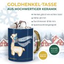Weihnachtstasse mit Goldhenkel - Collecting Moments 2025...