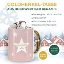 Weihnachtstasse mit Goldhenkel - Collecting Moments 2025...