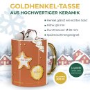 Weihnachtstasse mit Goldhenkel - Collecting Moments 2025...