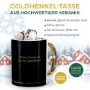 Weihnachtstasse mit Goldhenkel - Collecting Moments 2025...
