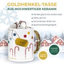 Weihnachtstasse mit Goldhenkel - Collecting Moments 2025...