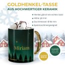 Weihnachtstasse mit Goldhenkel - Collecting Moments 2025...