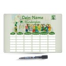 Abwischbarer Stundenplan mit Name - Seehasenfest mit...