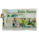 Kinder-Handtuch mit Name - Seehasenfest Zeichnung - in 3...