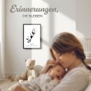 Fotodruck mit Bilderrahmen zur Geburt - Baby M&auml;dchen...