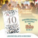 Blechschild zum Geburtstag - And wonderful - mit Name...