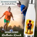 Fu&szlig;ball-Trinkflasche f&uuml;r Jungen - Retro Junge...