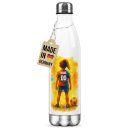 Fu&szlig;ball-Trinkflasche f&uuml;r M&auml;dchen - Retro...
