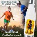 Fu&szlig;ball-Trinkflasche f&uuml;r M&auml;dchen - Retro...