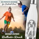 Fu&szlig;ball-Trinkflasche f&uuml;r M&auml;dchen -...