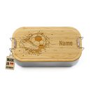 Brotdose mit Gravur - Fu&szlig;ball - mit Name