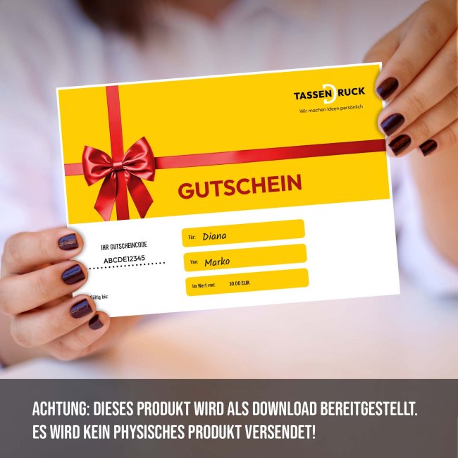 Geschenkgutschein 30 &euro;