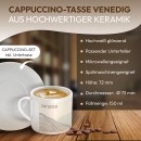 Personalisierte Cappuccino Tasse - Linien - mit Name -...