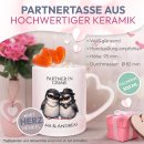 Personalisierte Partner-Tasse mit Namen - Partner in...