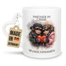 Personalisierte Partner-Tasse mit Namen - Partner in...
