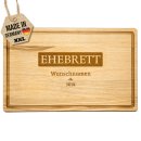 Gro&szlig;es Schneidebrett mit Gravur - Ehebrett - mit...