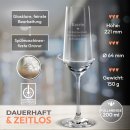 Sektglas mit Gravur - Du bist das Beste - mit Name