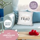Kissen f&uuml;r Frauen - Lieblingsfrau