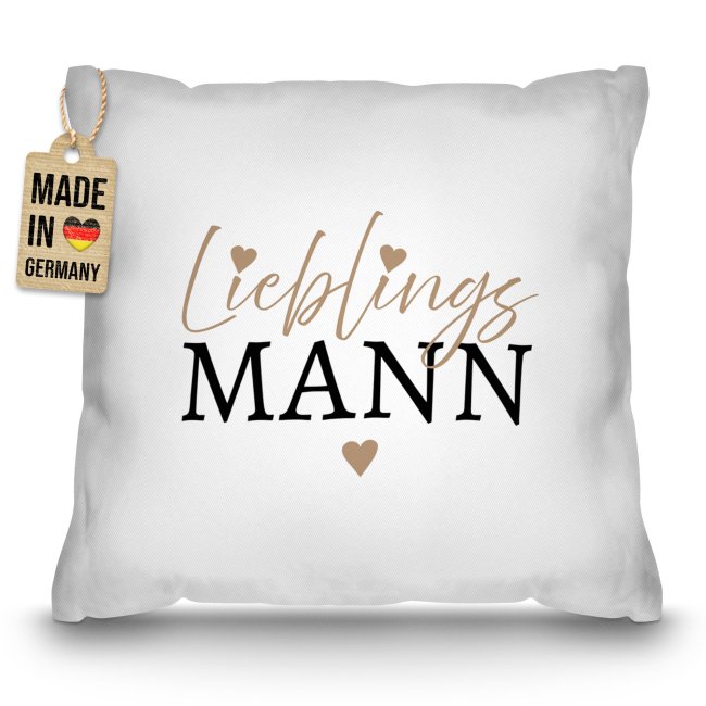 Kissen f&uuml;r M&auml;nner - Lieblingsmann