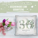 Kissen zum 30. Geburtstag - Happy Birthday - mit Name
