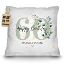 Kissen zum 60. Geburtstag - Happy Birthday - mit Name