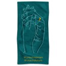 Handtuch zur Hochzeit - H&auml;nde Ring - mit Namen &amp;...