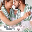 Handtuch - LOVE - mit Namen &amp; Datum - in 2...