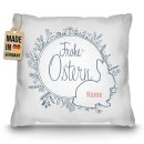 Personalisiertes Oster-Kissen - Frohe Ostern - mit Name -...
