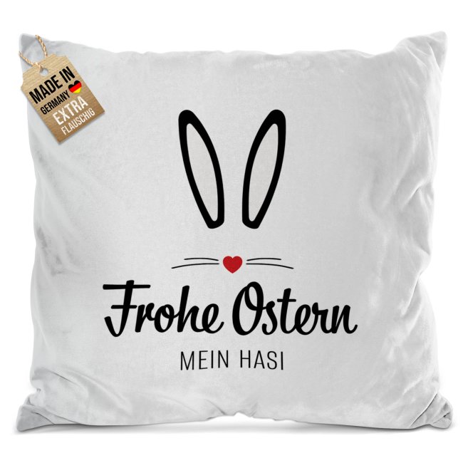 Oster-Kissen - Frohe Ostern mein Hasi - Verschiedene Farben