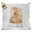Personalisiertes Oster-Kissen - Hase - mit Name -...