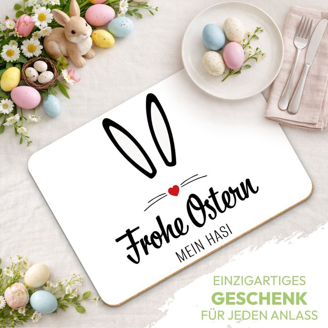 Platzset Ostern - Frohe Ostern mein Hasi