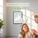 Fotodruck zu Ostern mit Bilderrahmen - Happy Easter bunny...
