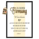 Fotodruck zur Firmung - Josua 1,9 - mit Foto, Name &amp;...