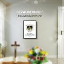 Fotodruck zur Konfirmation - Kreis - mit Foto, Name &amp;...